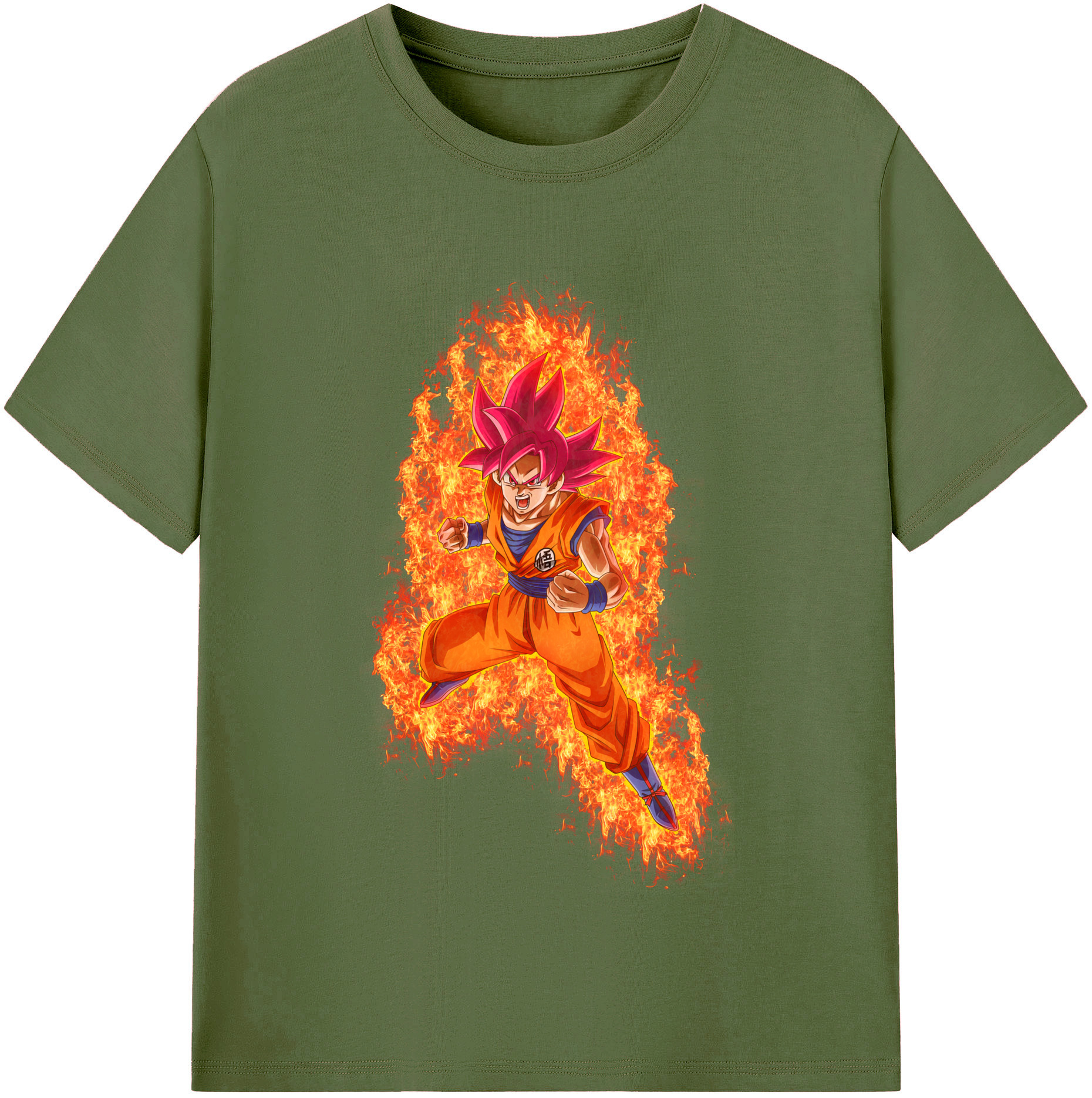 （画像用） ドラゴンボール 孫悟空（そん ごくう）Son Goku カカロット DRAGON BALL Kakarotto 綿100％半袖Tシャツ（フロントプリント）